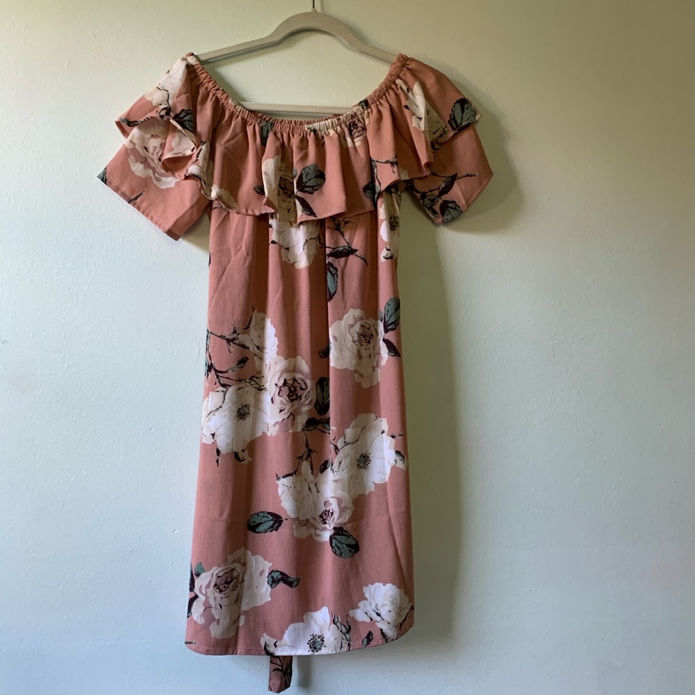 Fr the shoulder zaful floral dress